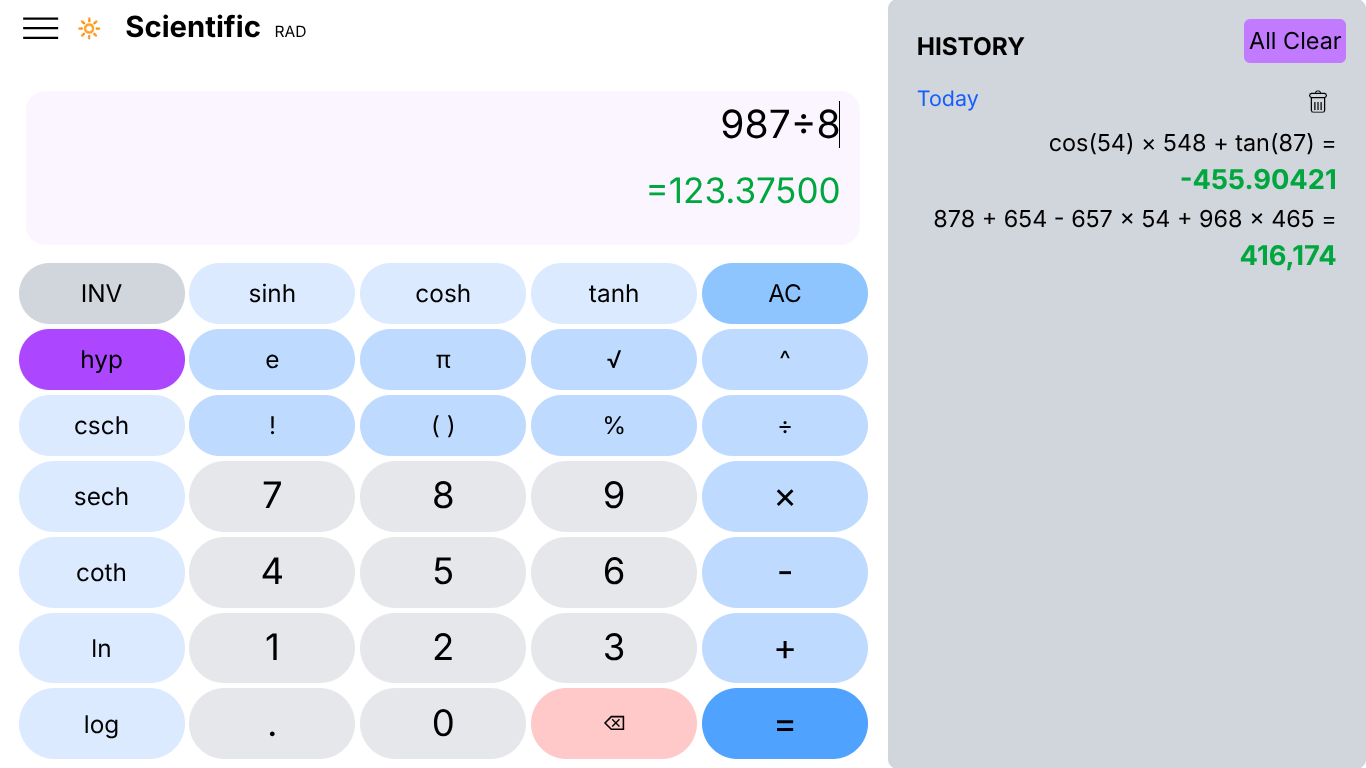 CalculatorX